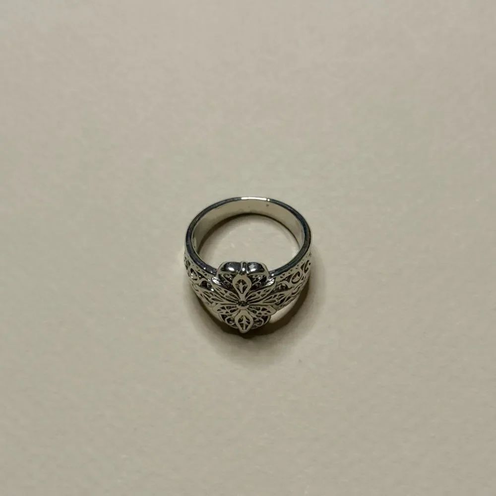Boho flower ring M1337 - Picture 4 of 5